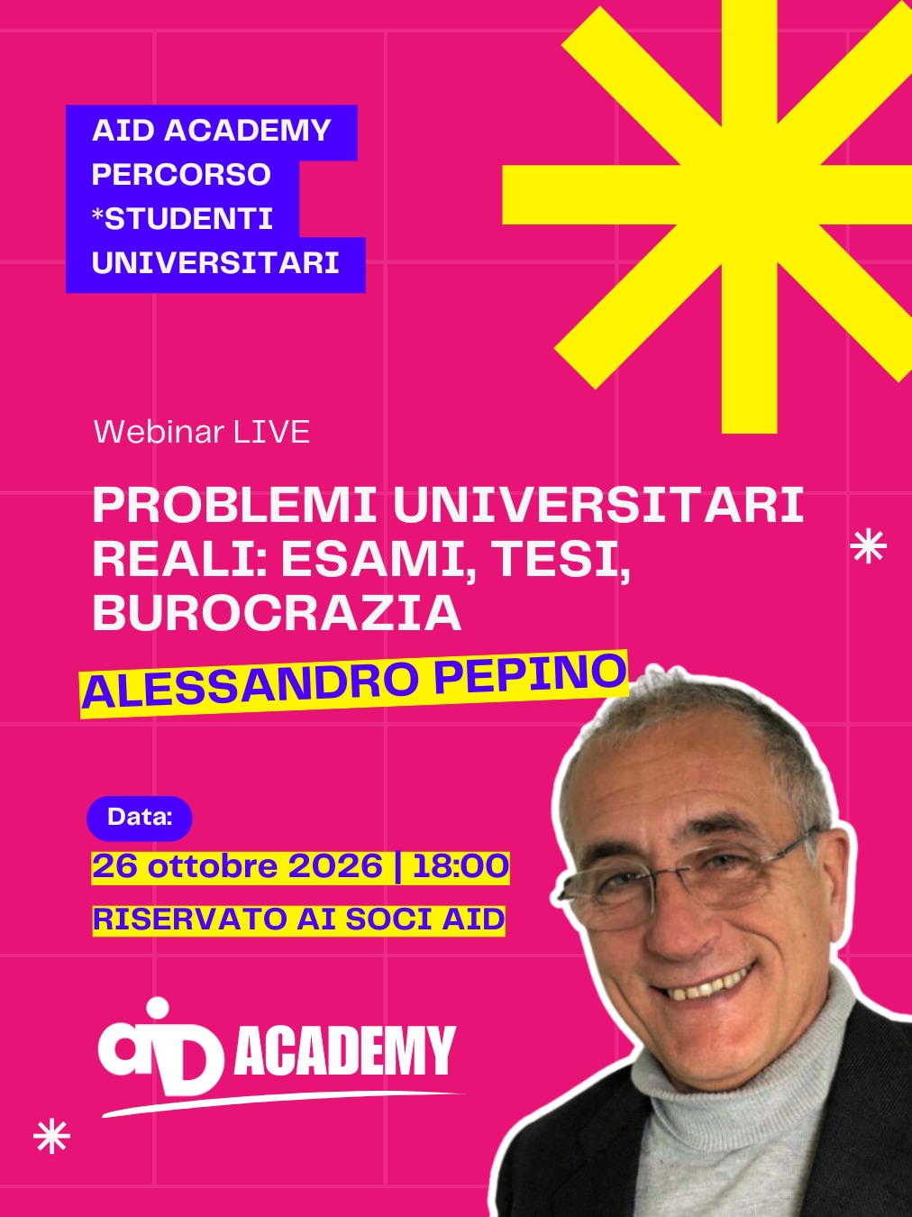 Problemi universitari reali: esami, tesi, burocrazia &ndash; Alessandro Pepino